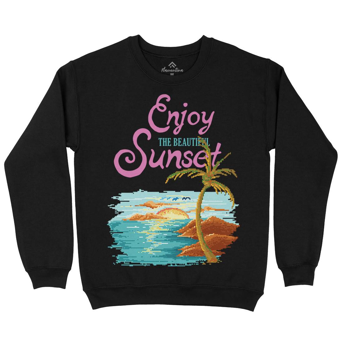 Beautiful Sunset Kids Crew Neck Sweatshirt Nature B887