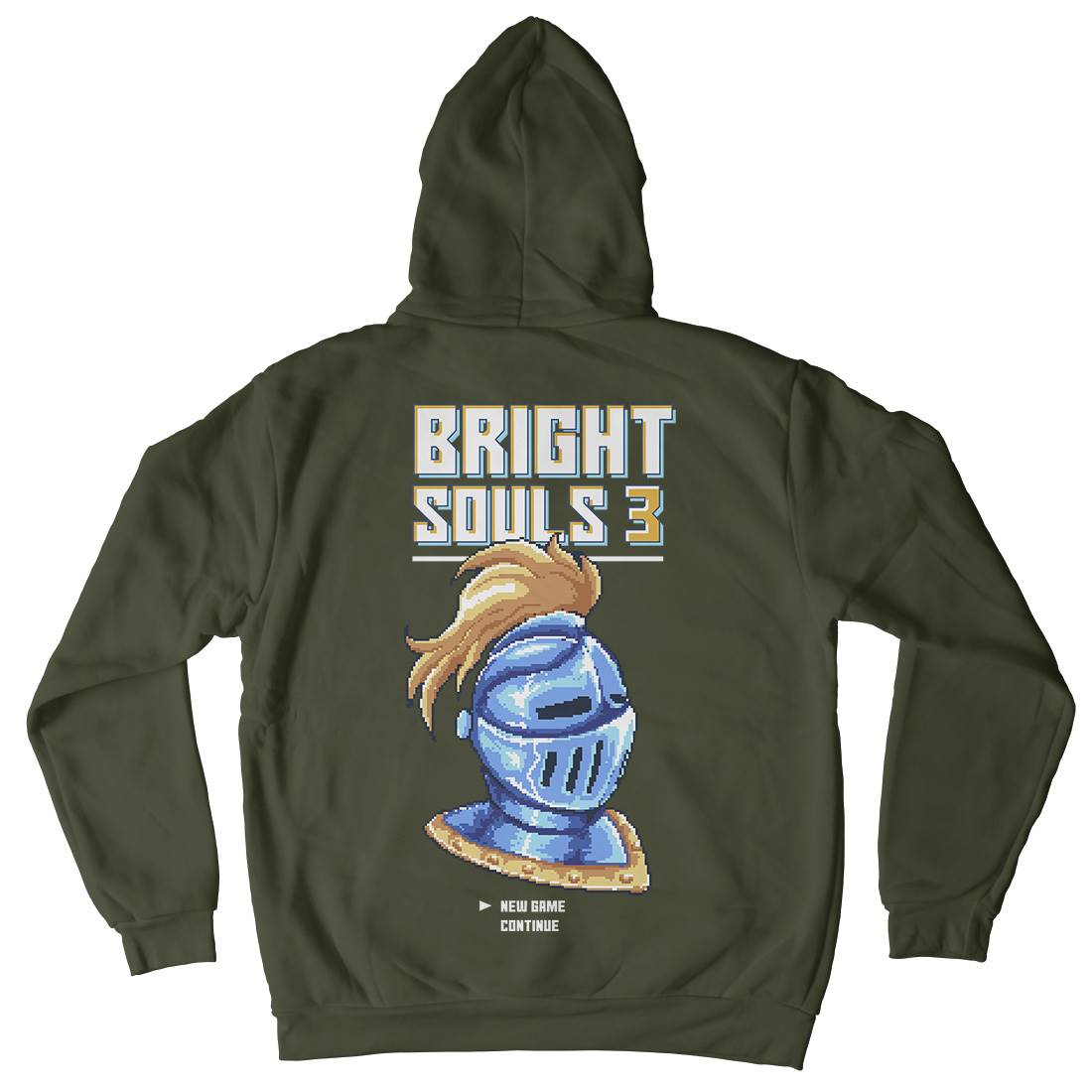Bright Souls Knight Kids Crew Neck Hoodie Retro B888