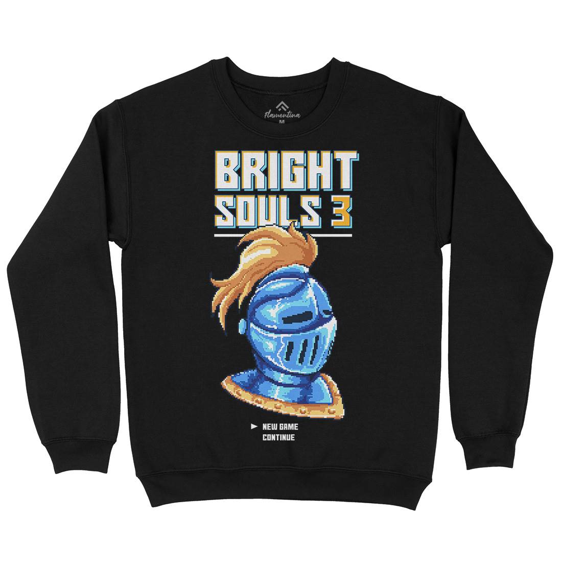 Bright Souls Knight Mens Crew Neck Sweatshirt Retro B888