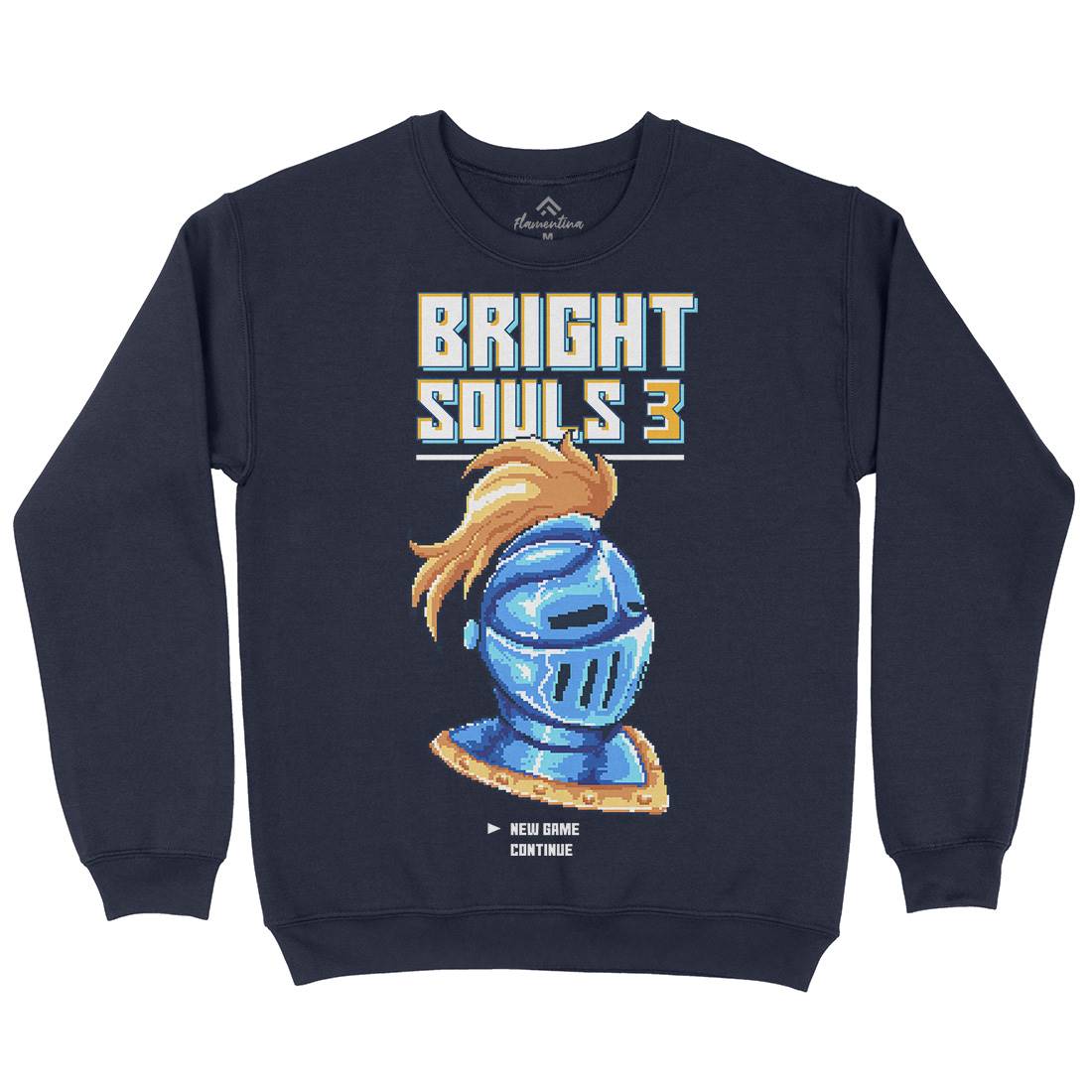 Bright Souls Knight Kids Crew Neck Sweatshirt Retro B888