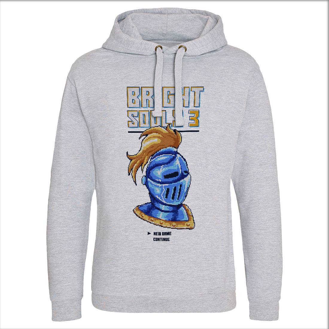 Bright Souls Knight Mens Hoodie Without Pocket Retro B888