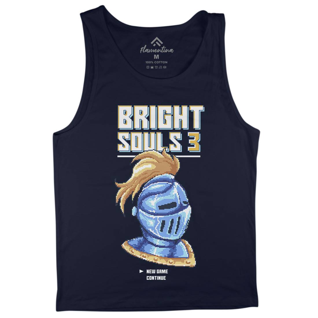 Bright Souls Knight Mens Tank Top Vest Retro B888