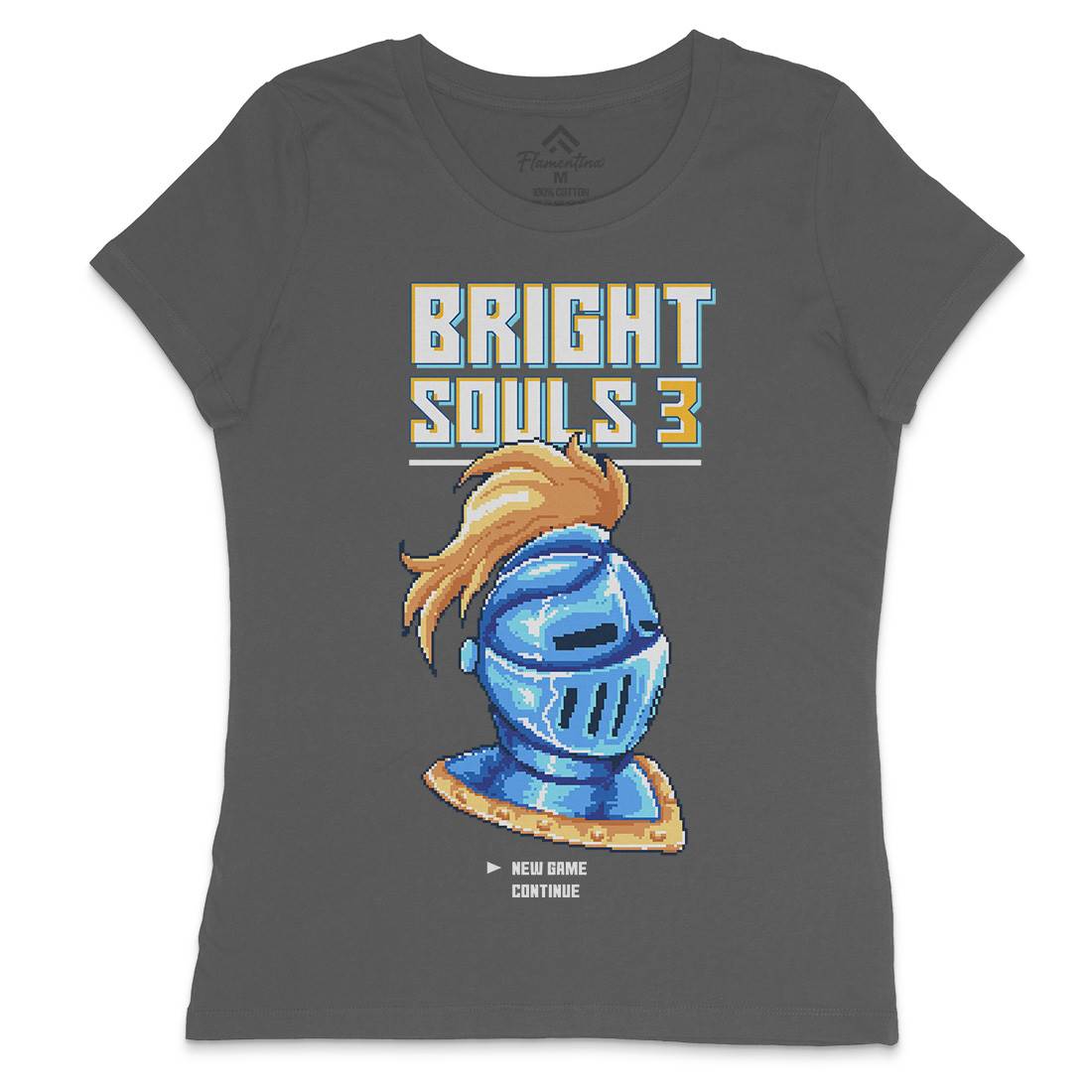Bright Souls Knight Womens Crew Neck T-Shirt Retro B888