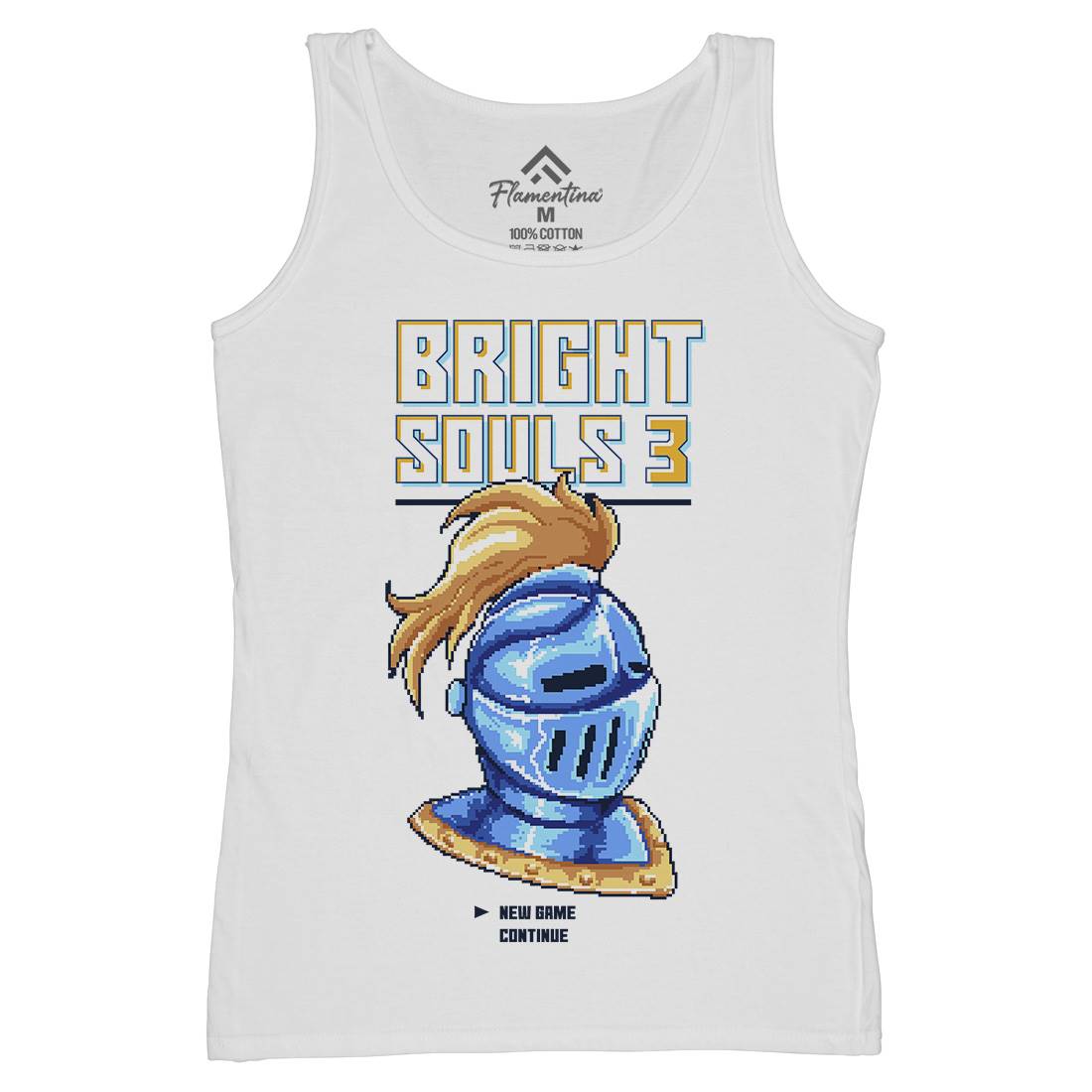 Bright Souls Knight Womens Organic Tank Top Vest Retro B888