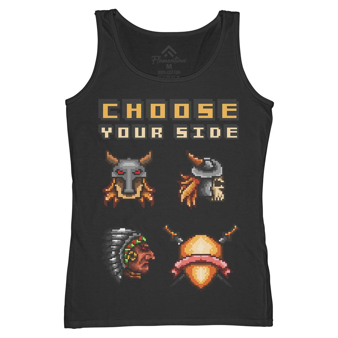 Choose Your Side Womens Organic Tank Top Vest Geek B890