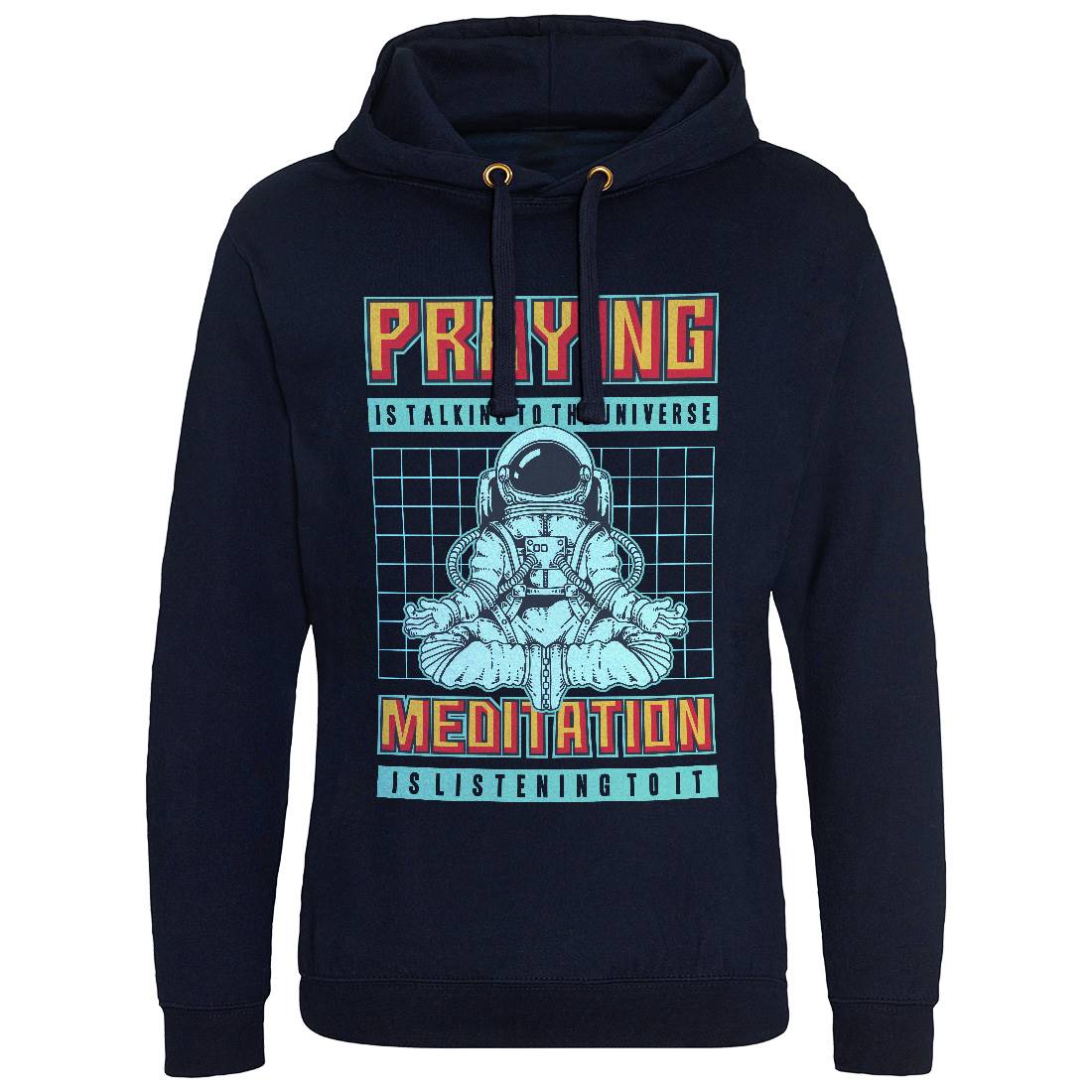 Cosmos Prayer Mens Hoodie Without Pocket Space B891