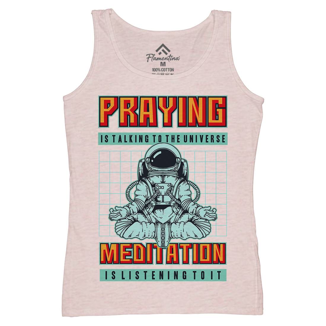 Cosmos Prayer Womens Organic Tank Top Vest Space B891