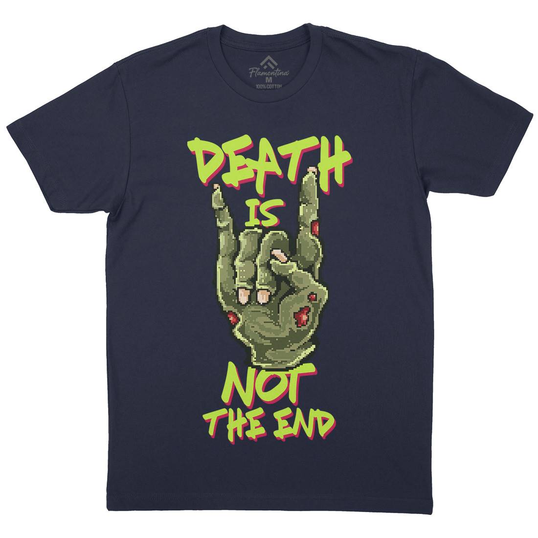 Death Is Not The End Mens Crew Neck T-Shirt Horror B892