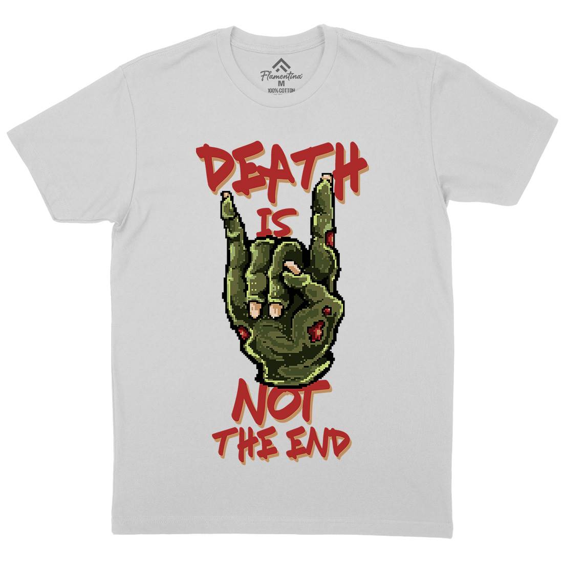 Death Is Not The End Mens Crew Neck T-Shirt Horror B892