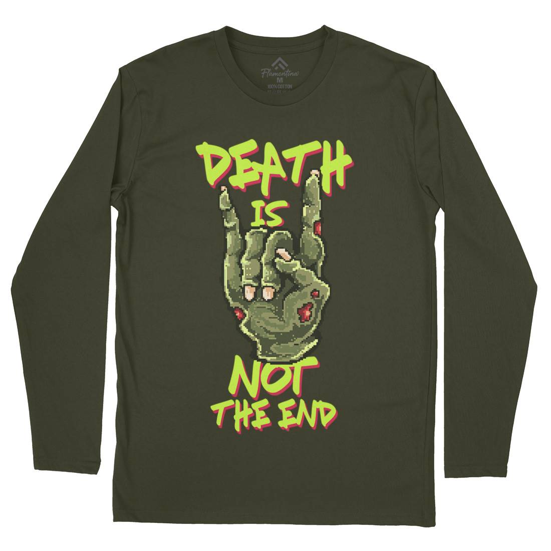 Death Is Not The End Mens Long Sleeve T-Shirt Horror B892