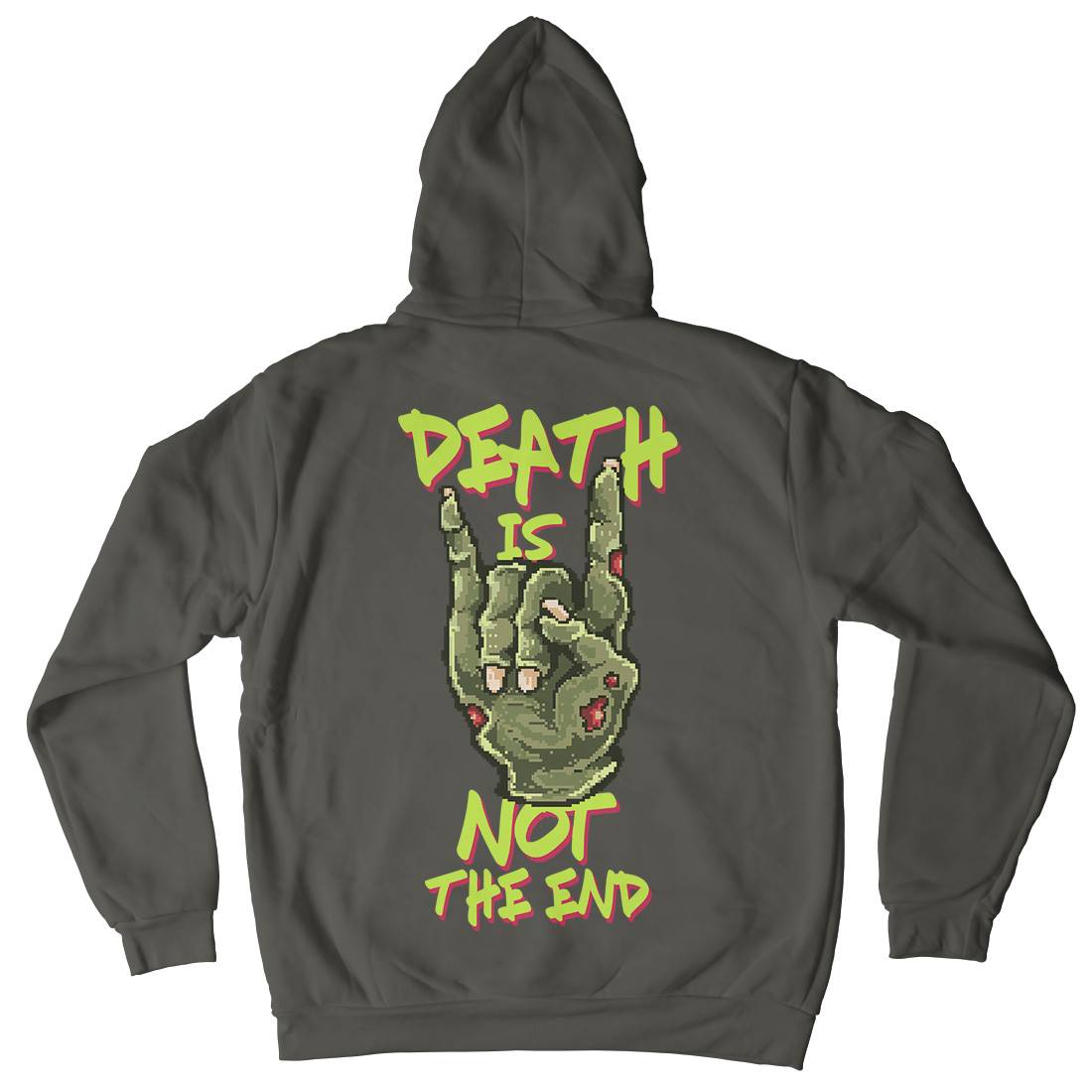 Death Is Not The End Kids Crew Neck Hoodie Horror B892