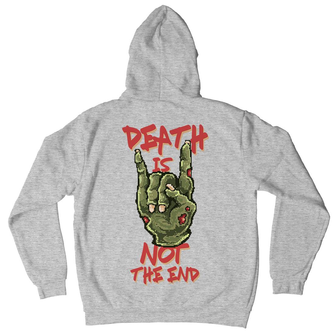 Death Is Not The End Mens Hoodie With Pocket Horror B892