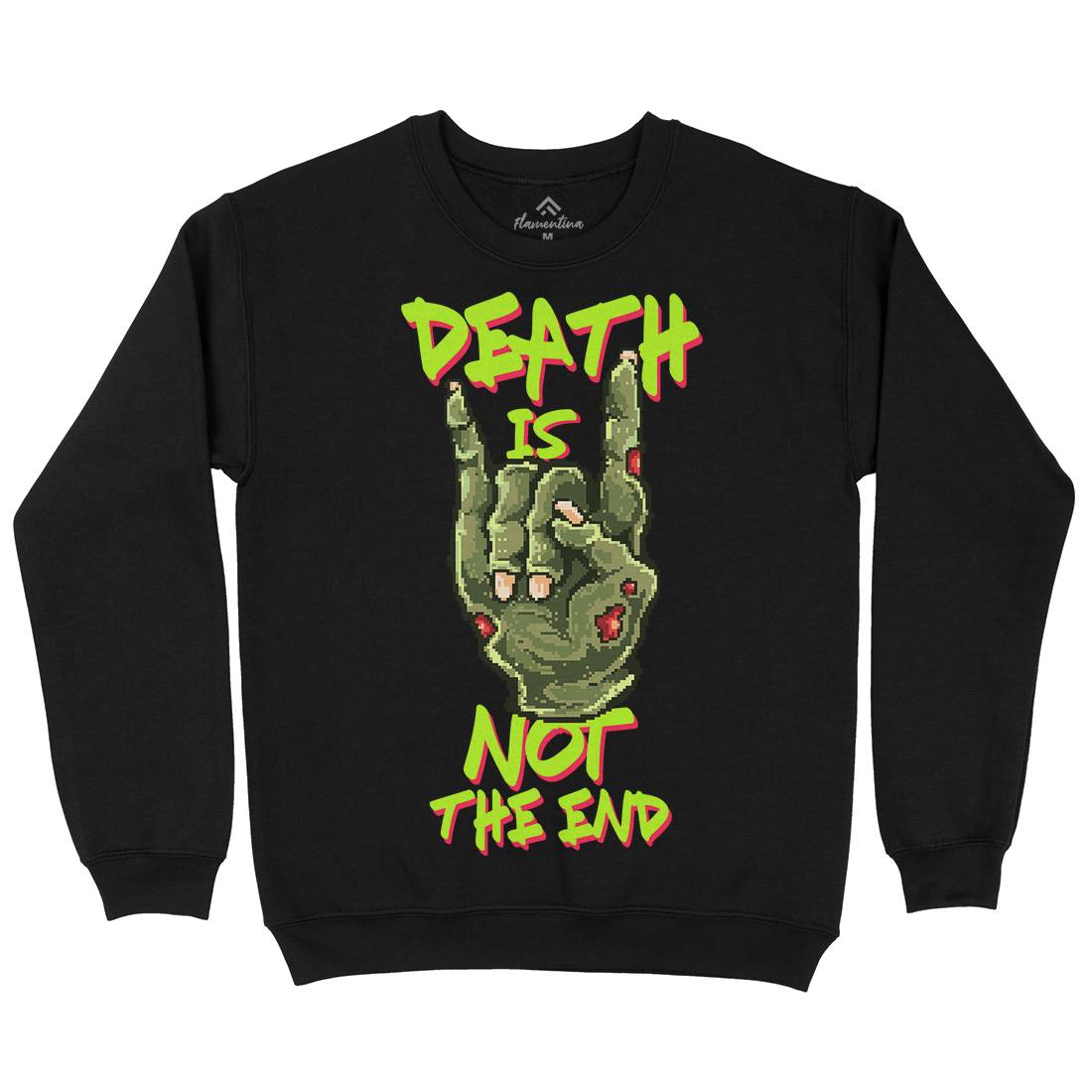 Death Is Not The End Mens Crew Neck Sweatshirt Horror B892
