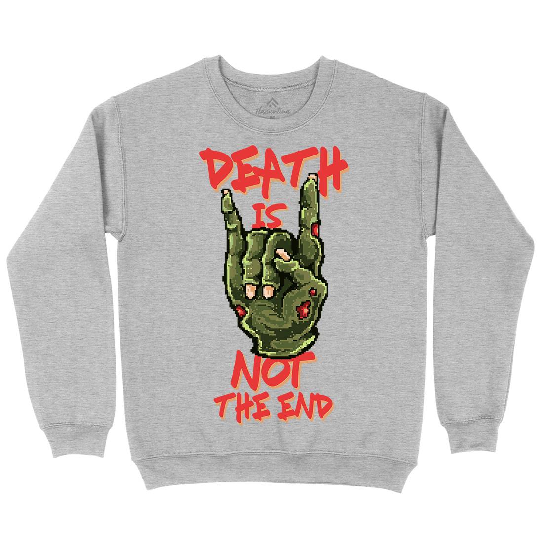 Death Is Not The End Kids Crew Neck Sweatshirt Horror B892