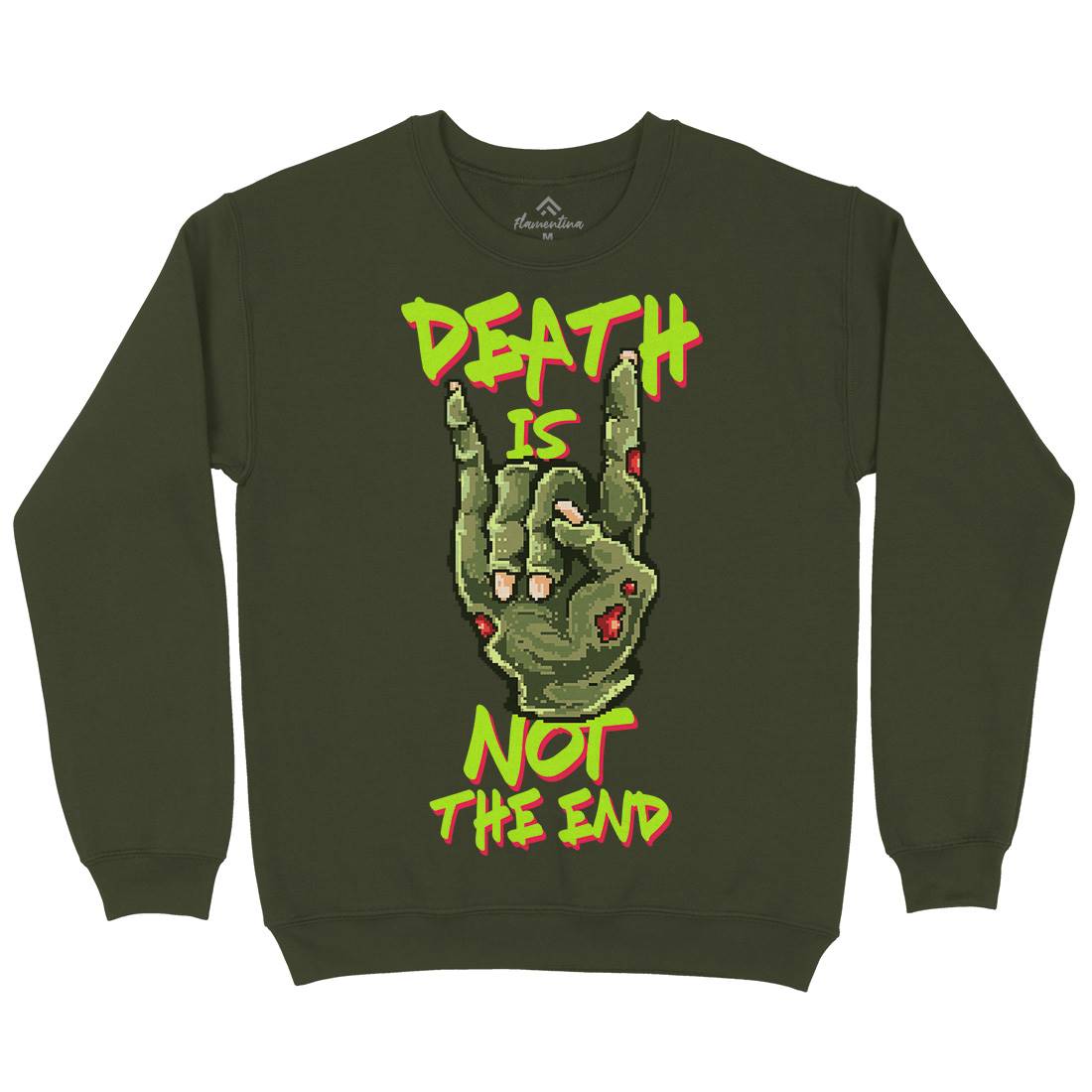 Death Is Not The End Mens Crew Neck Sweatshirt Horror B892