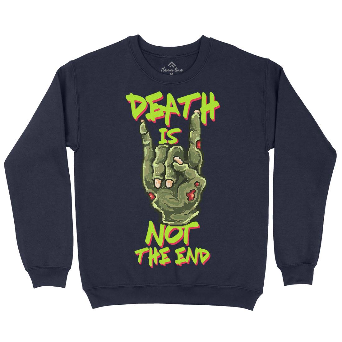 Death Is Not The End Kids Crew Neck Sweatshirt Horror B892