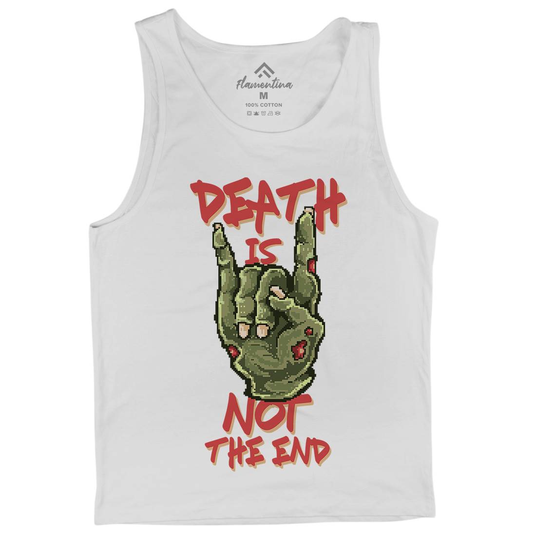 Death Is Not The End Mens Tank Top Vest Horror B892