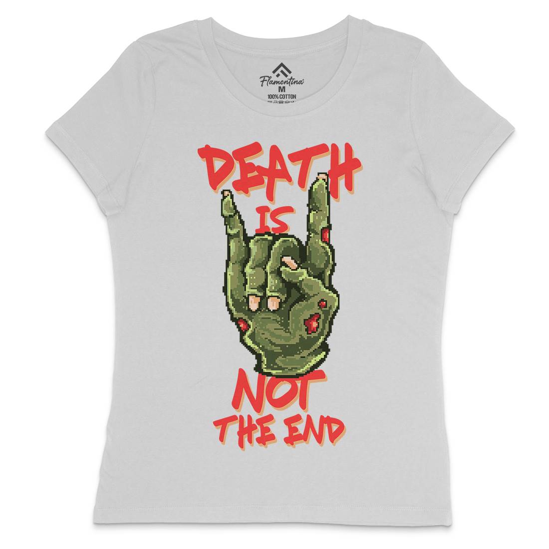Death Is Not The End Womens Crew Neck T-Shirt Horror B892