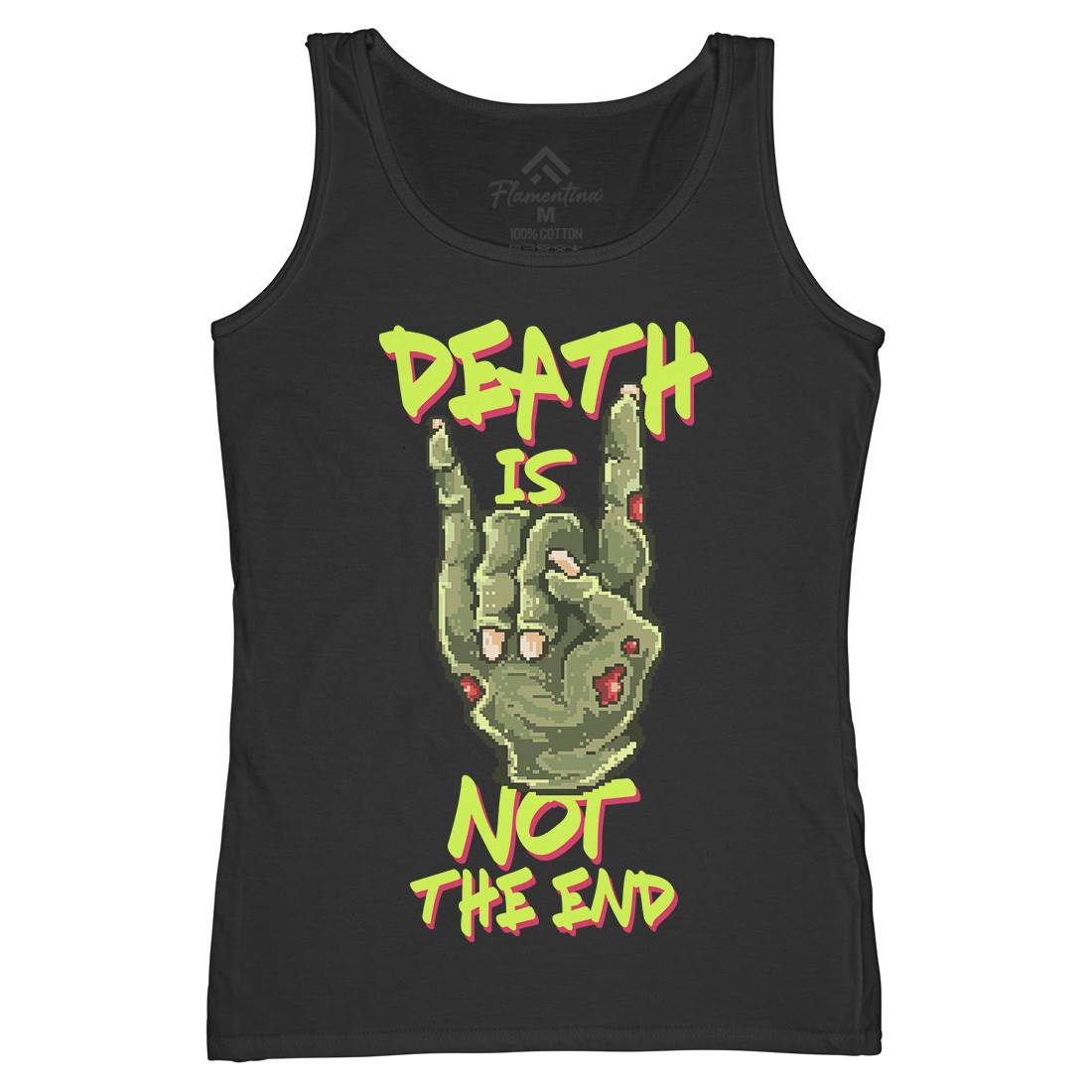 Death Is Not The End Womens Organic Tank Top Vest Horror B892