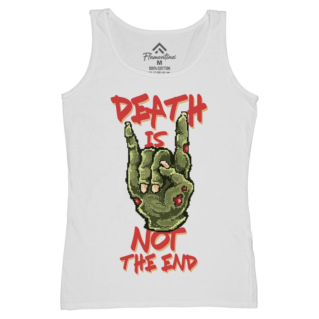 Death Is Not The End Womens Organic Tank Top Vest Horror B892