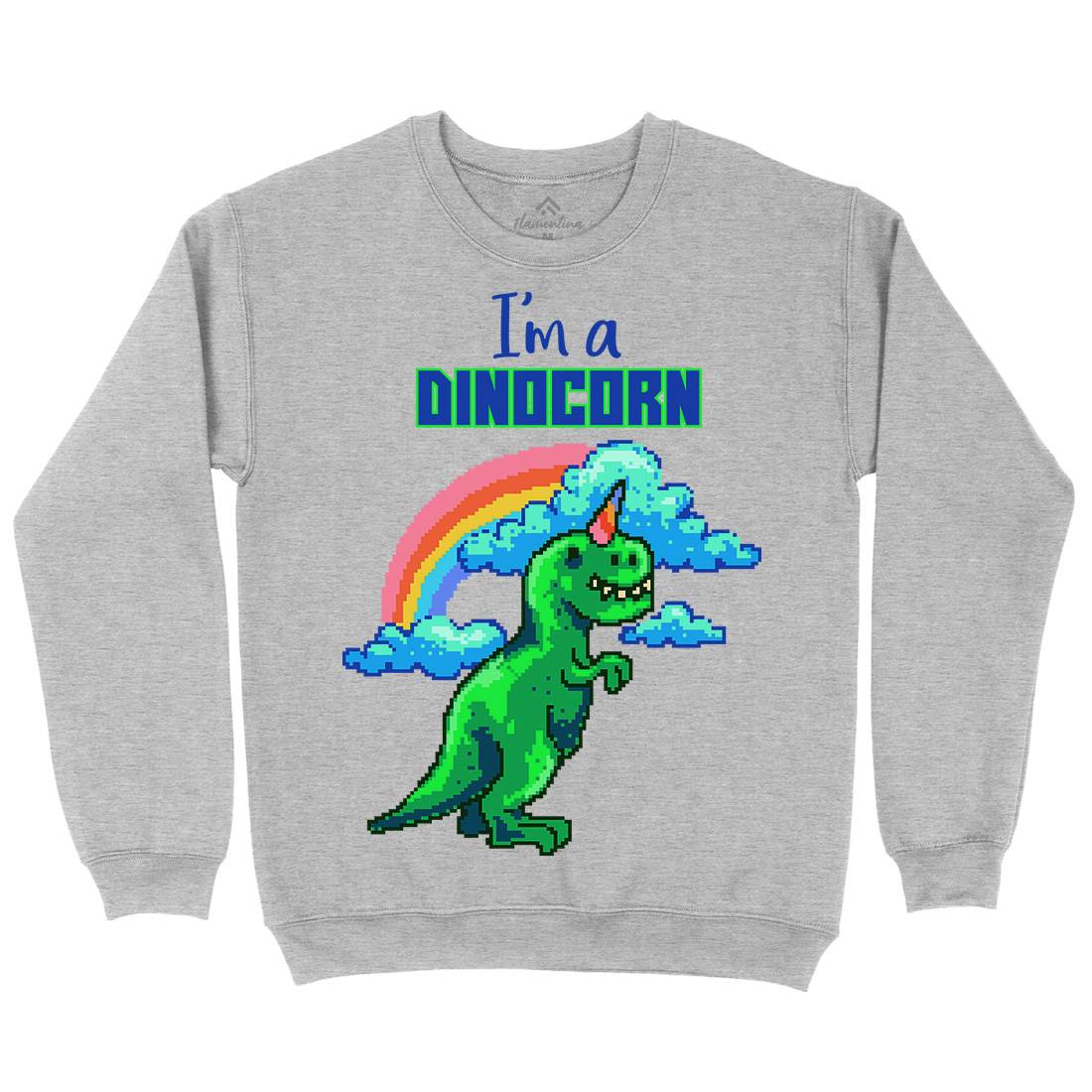 Dinocorn Mens Crew Neck Sweatshirt Animals B893