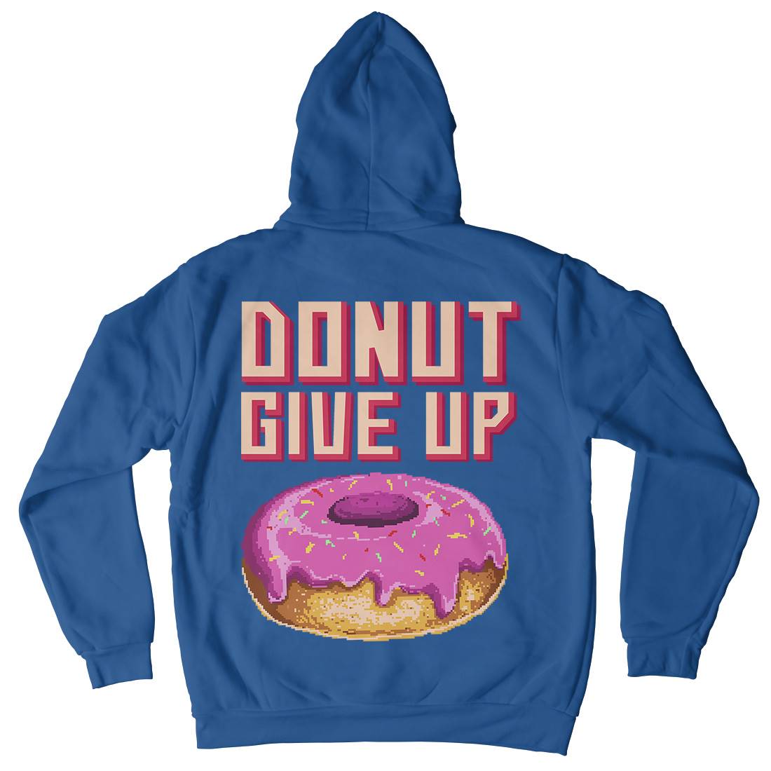 Donut Give Up Kids Crew Neck Hoodie Food B895