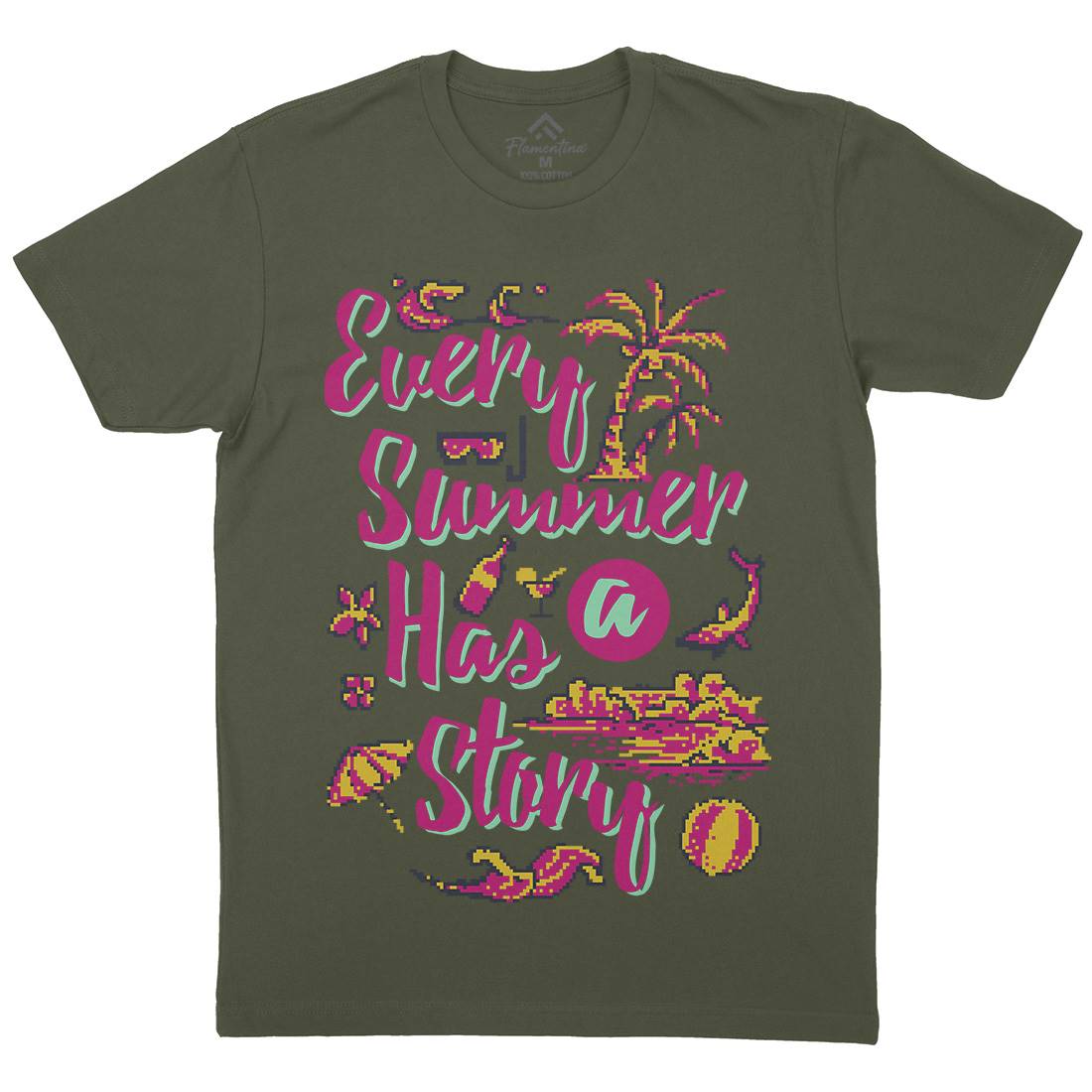 Every Summer Has A Story Mens Crew Neck T-Shirt Nature B896