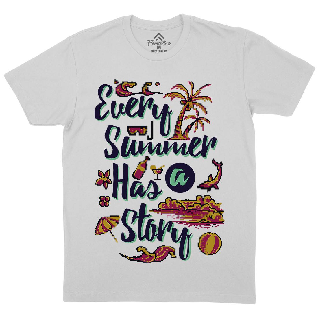 Every Summer Has A Story Mens Crew Neck T-Shirt Nature B896