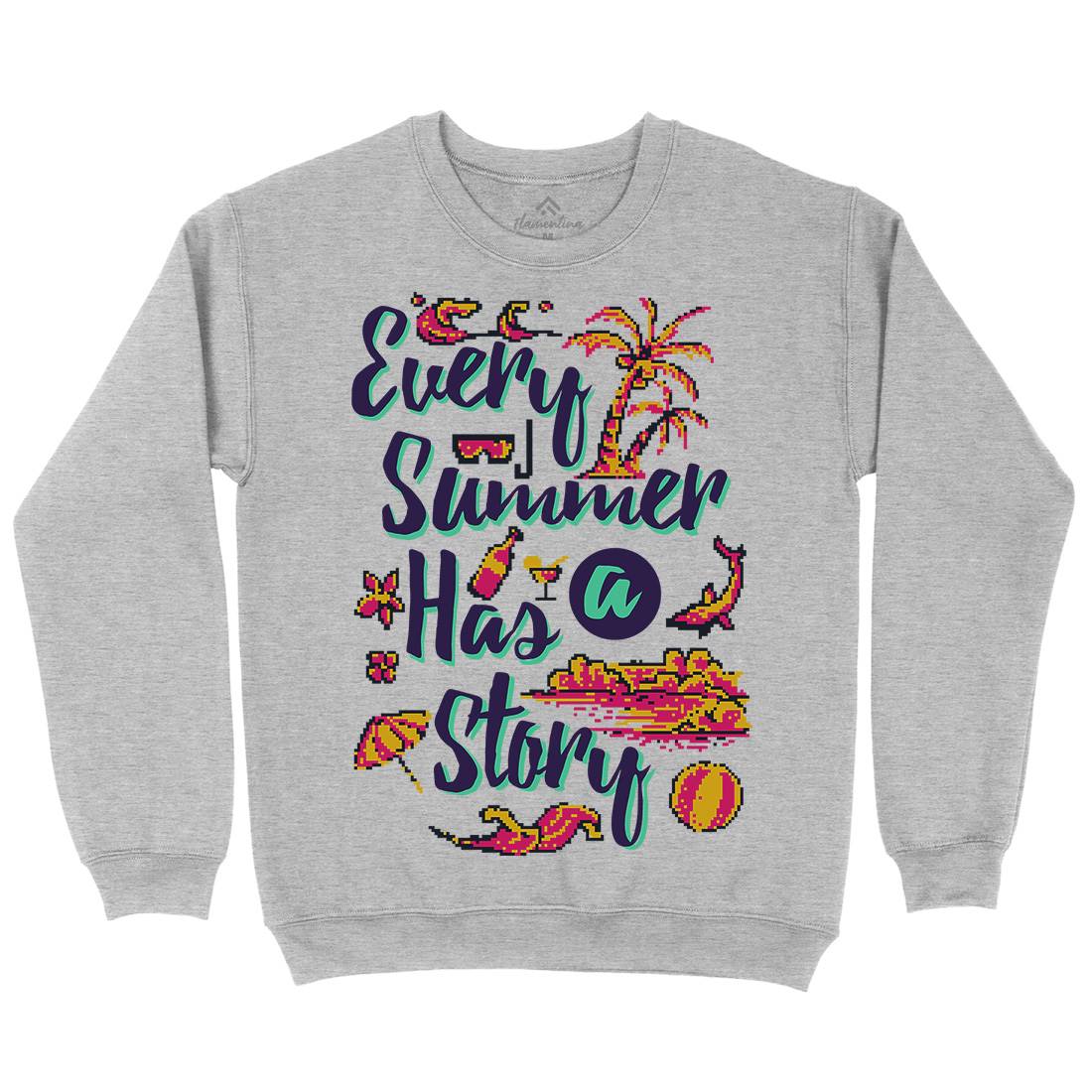 Every Summer Has A Story Kids Crew Neck Sweatshirt Nature B896