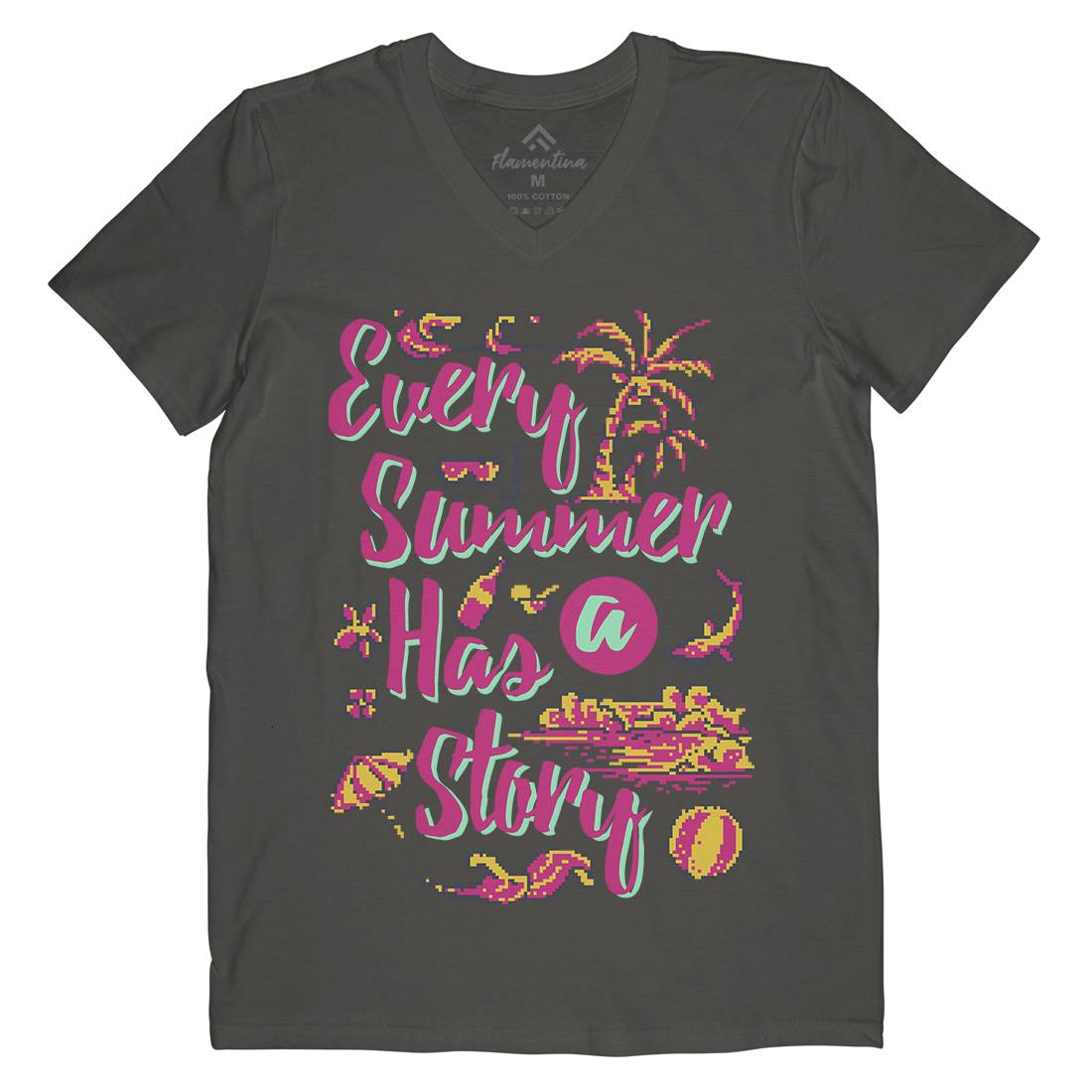 Every Summer Has A Story Mens V-Neck T-Shirt Nature B896
