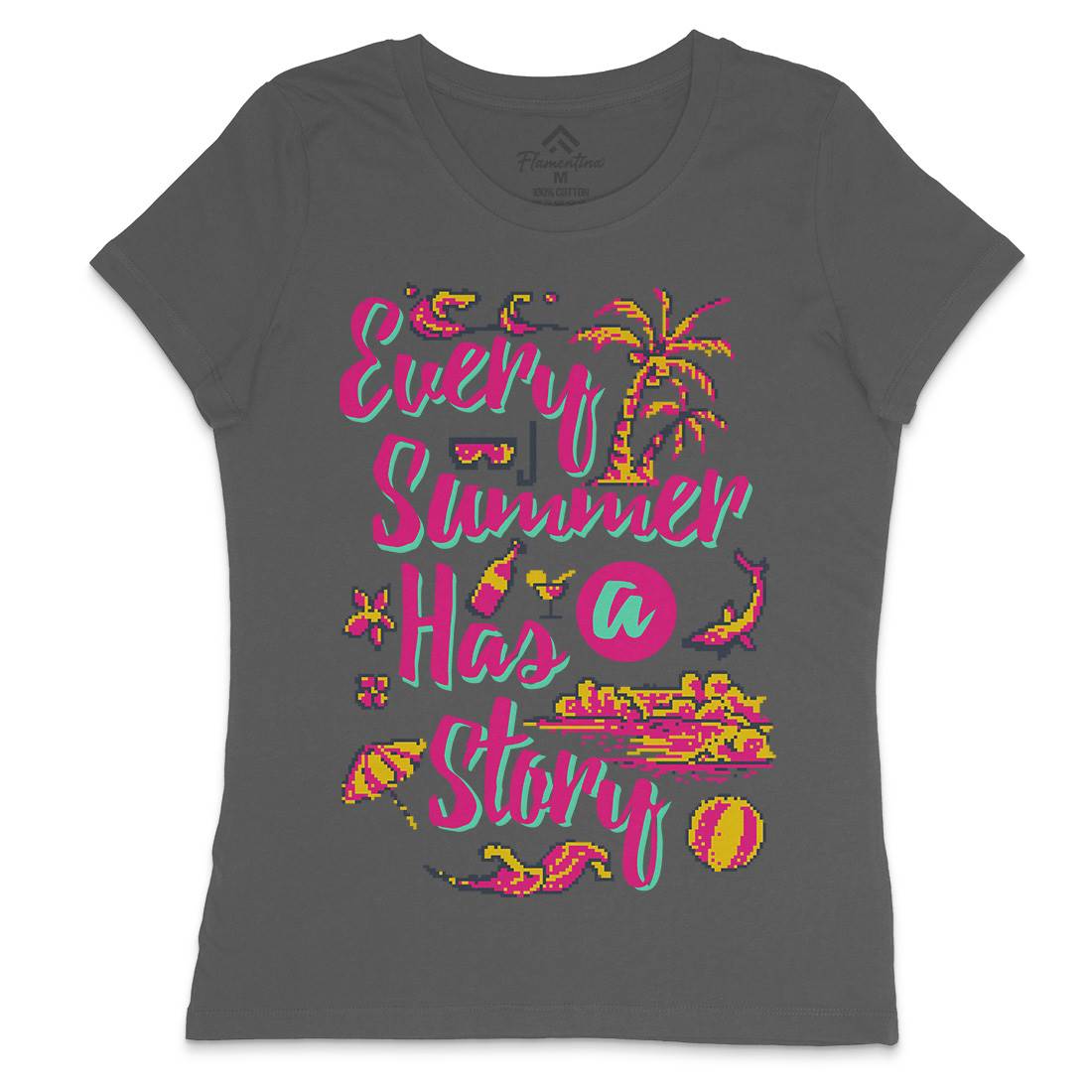 Every Summer Has A Story Womens Crew Neck T-Shirt Nature B896