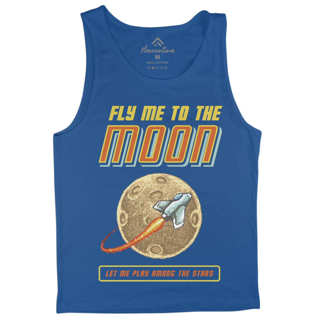 Fly Me To The Moon Mens Tank Top Vest Space B897