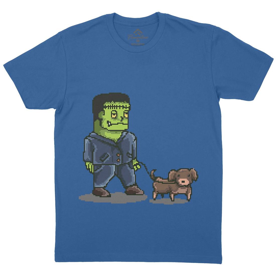 Franken Dog Mens Crew Neck T-Shirt Food B898