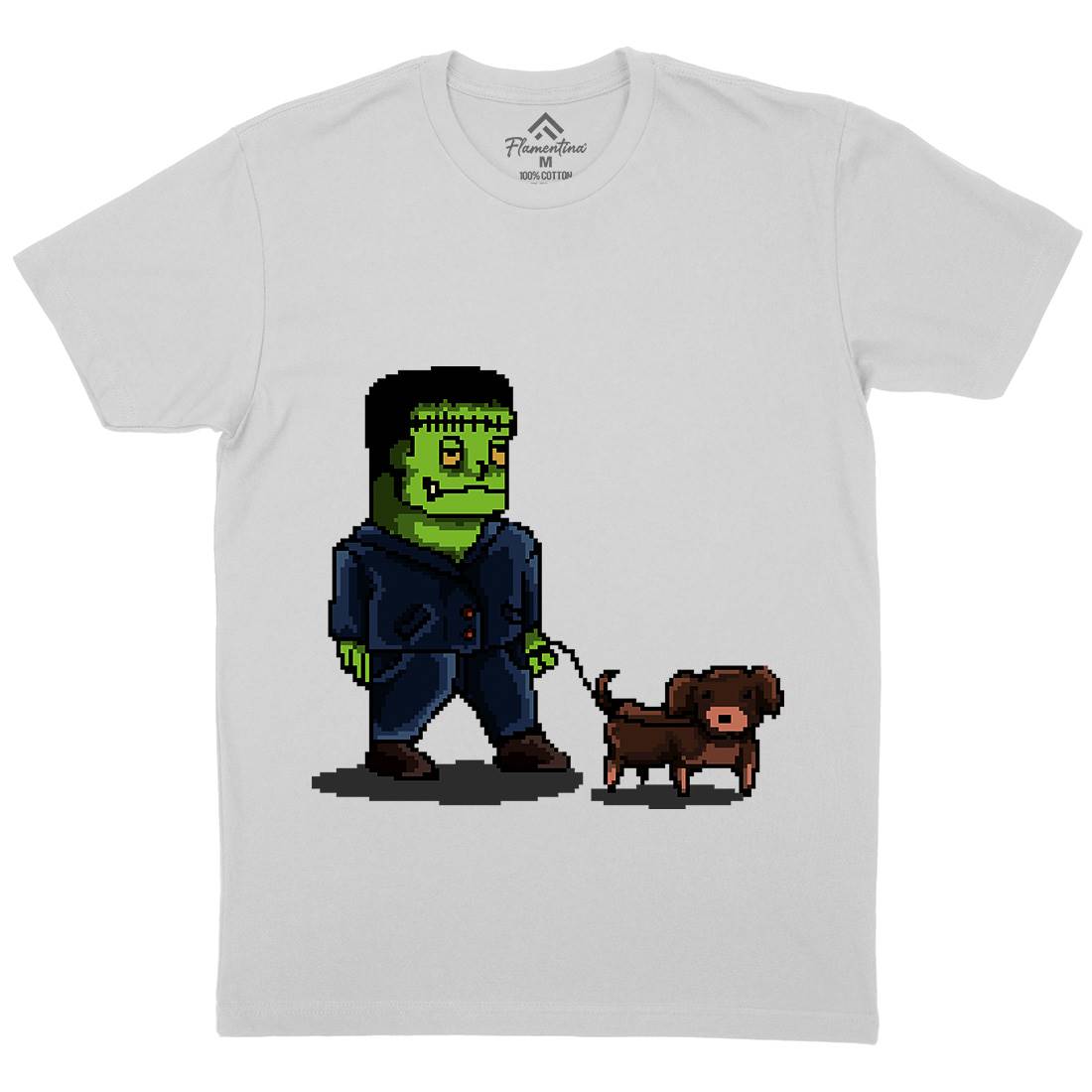 Franken Dog Mens Crew Neck T-Shirt Food B898
