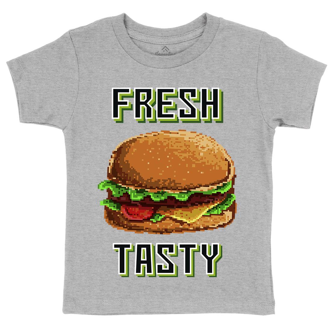 Fresh And Tasty Kids Crew Neck T-Shirt Food B899