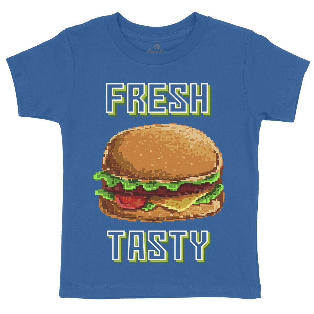 Fresh And Tasty Kids Organic Crew Neck T-Shirt Food B899