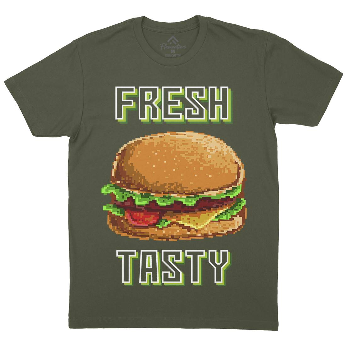 Fresh And Tasty Mens Crew Neck T-Shirt Food B899