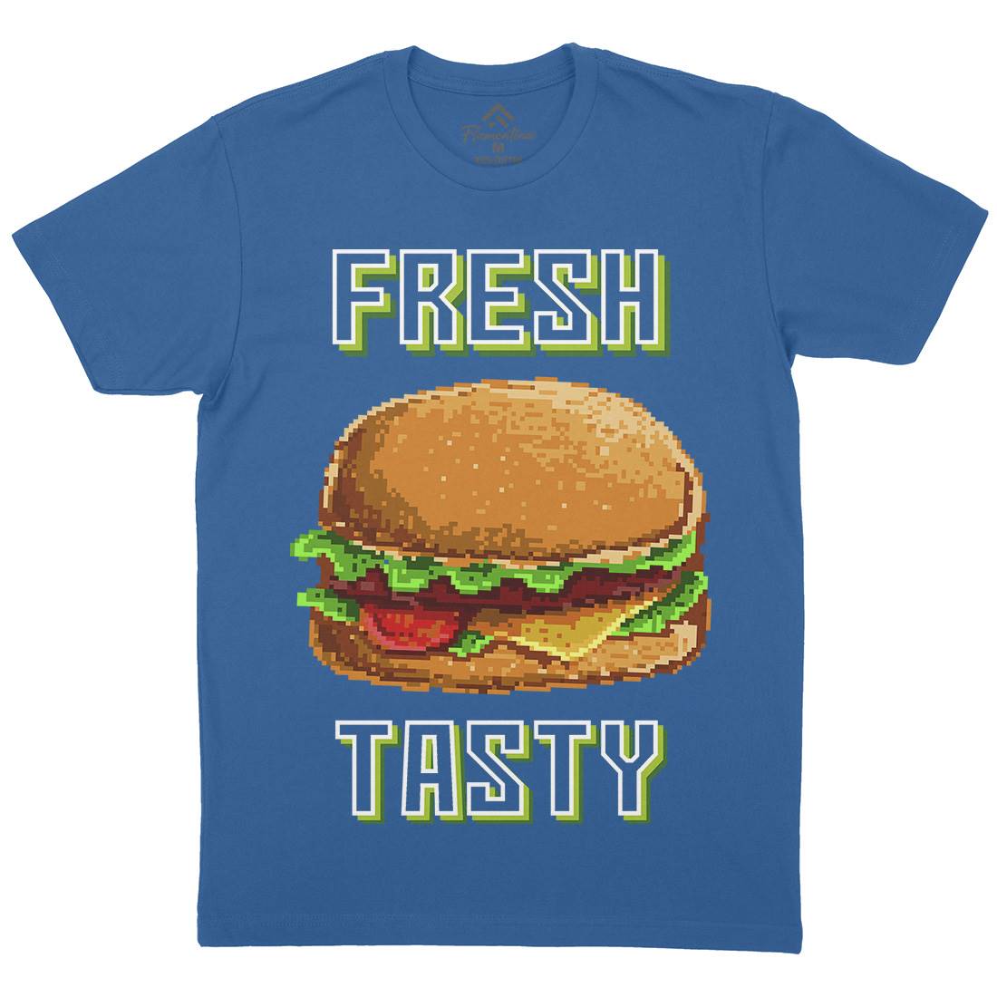 Fresh And Tasty Mens Organic Crew Neck T-Shirt Food B899
