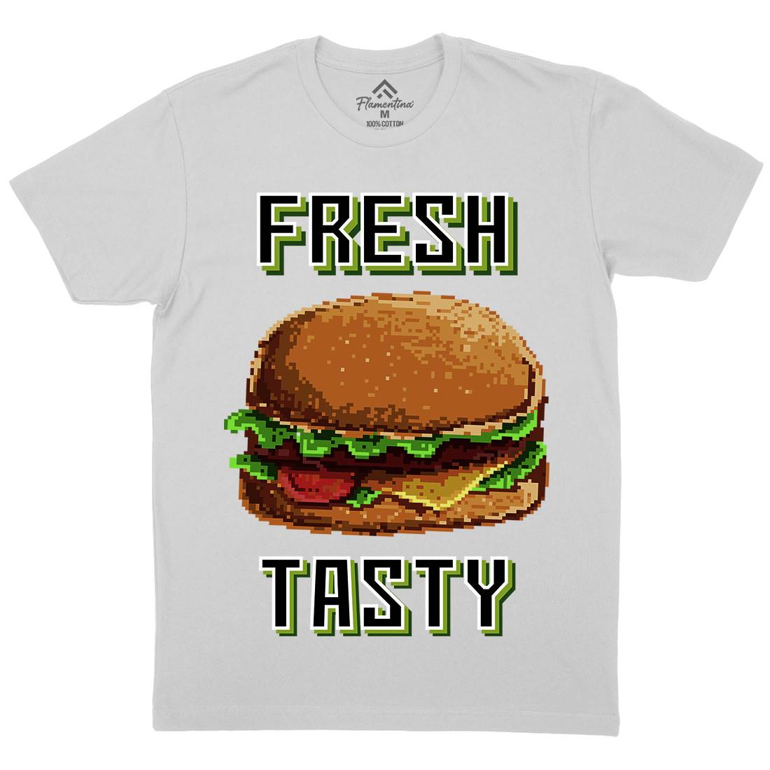 Fresh And Tasty Mens Crew Neck T-Shirt Food B899