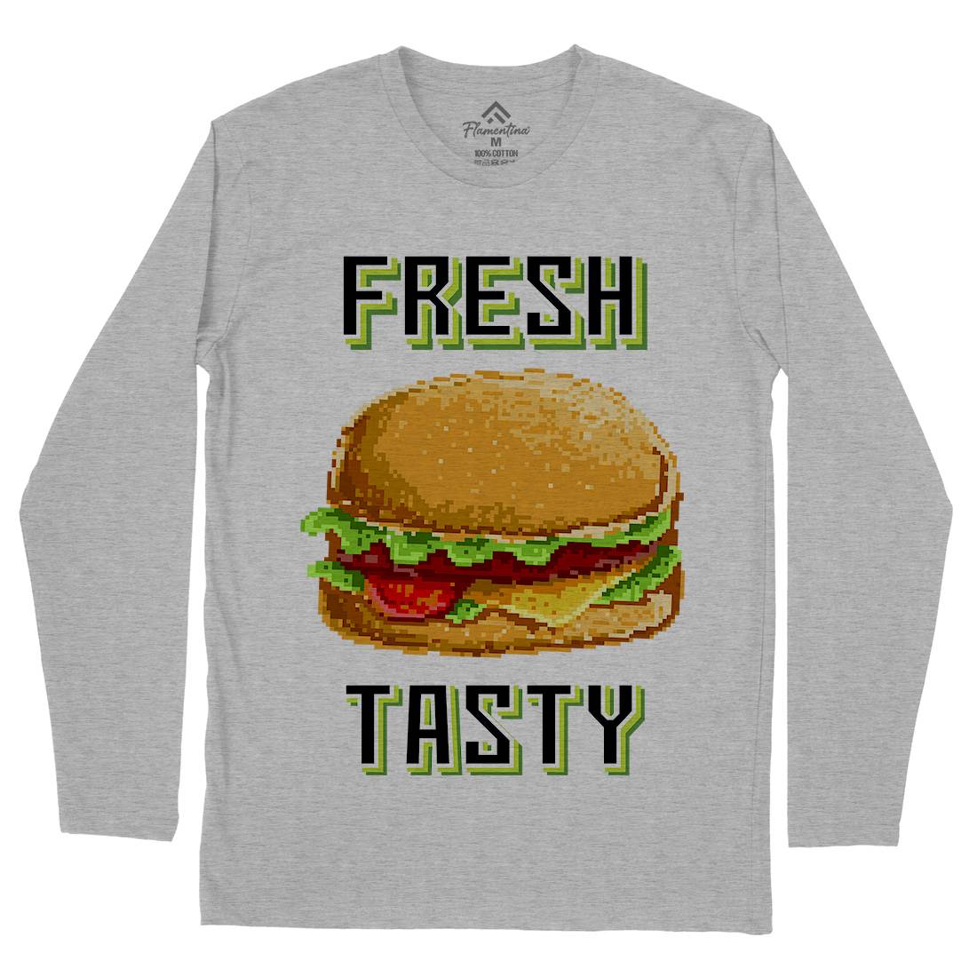 Fresh And Tasty Mens Long Sleeve T-Shirt Food B899