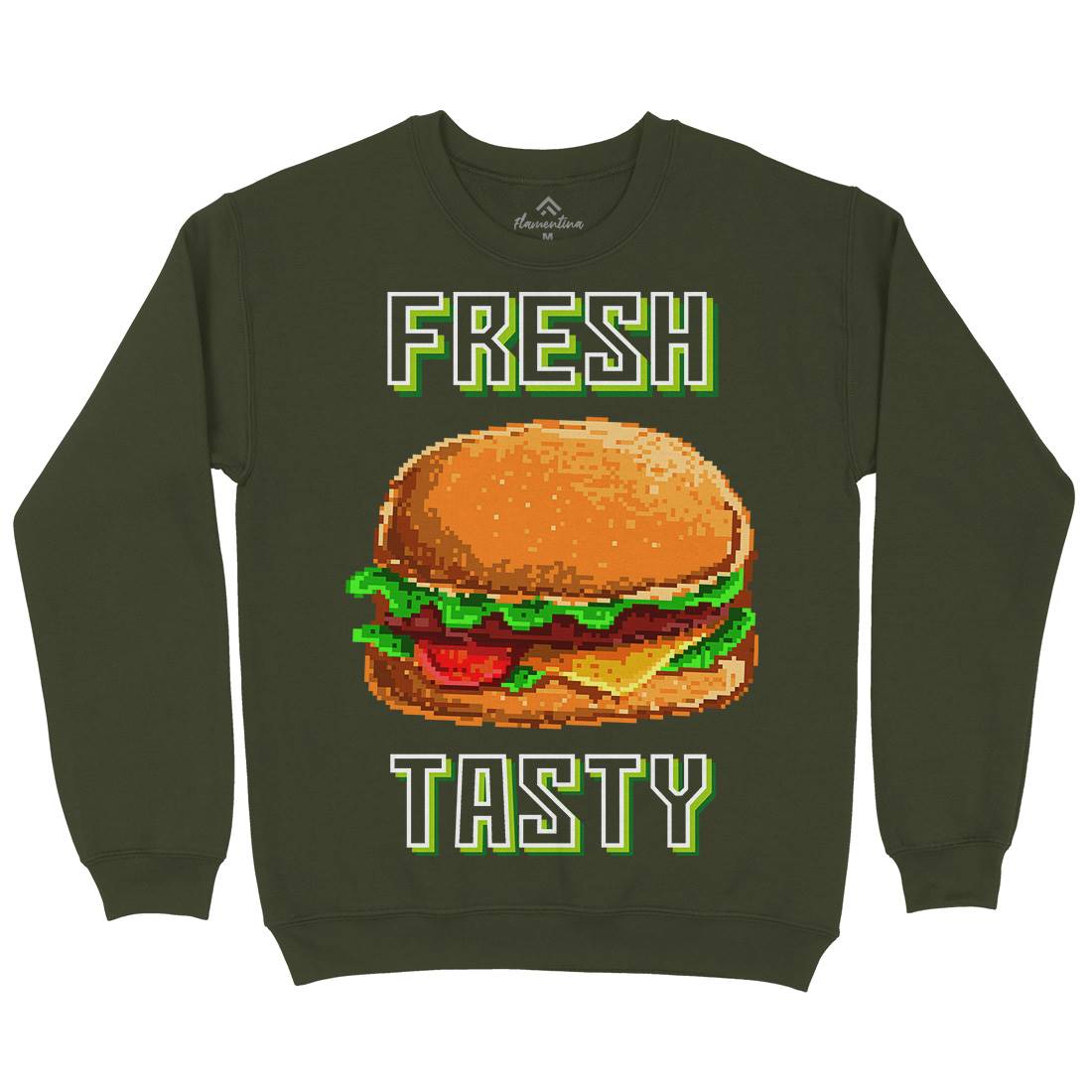 Fresh And Tasty Mens Crew Neck Sweatshirt Food B899
