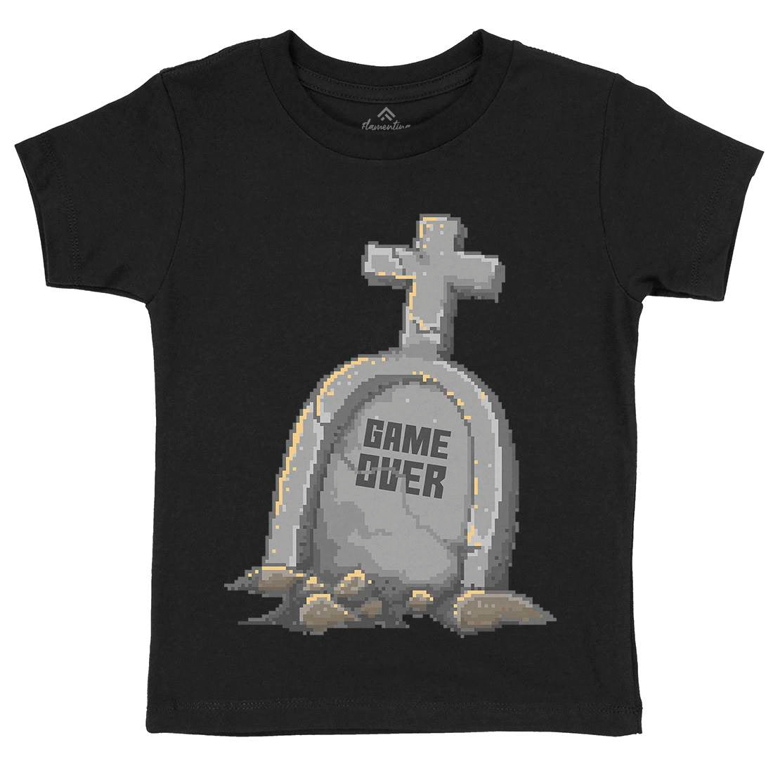 Game Over Kids Crew Neck T-Shirt Geek B901