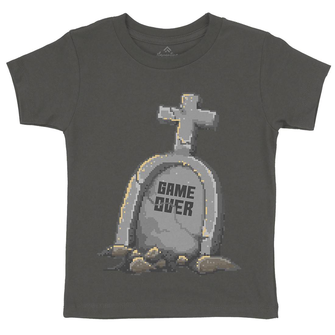 Game Over Kids Organic Crew Neck T-Shirt Geek B901