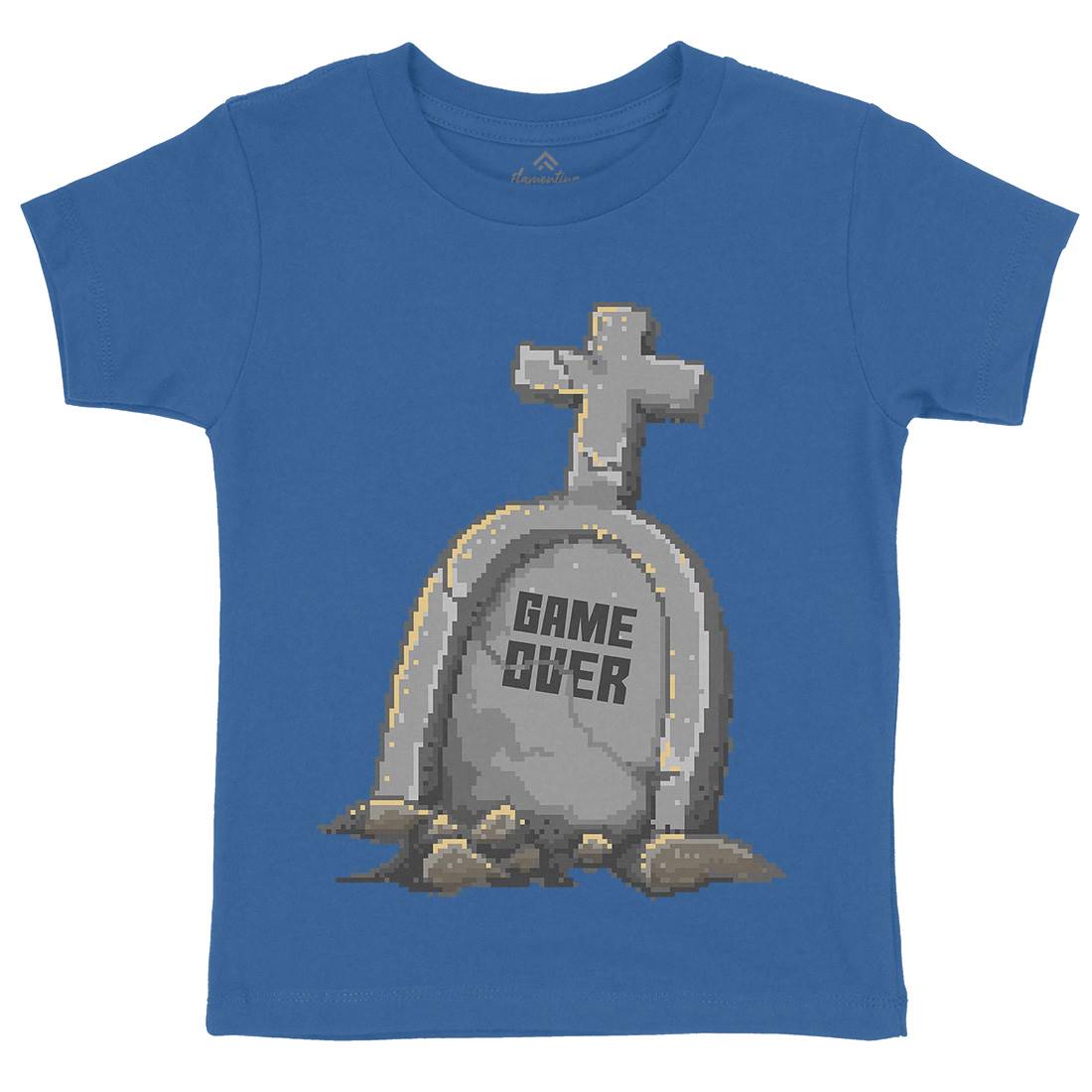 Game Over Kids Organic Crew Neck T-Shirt Geek B901