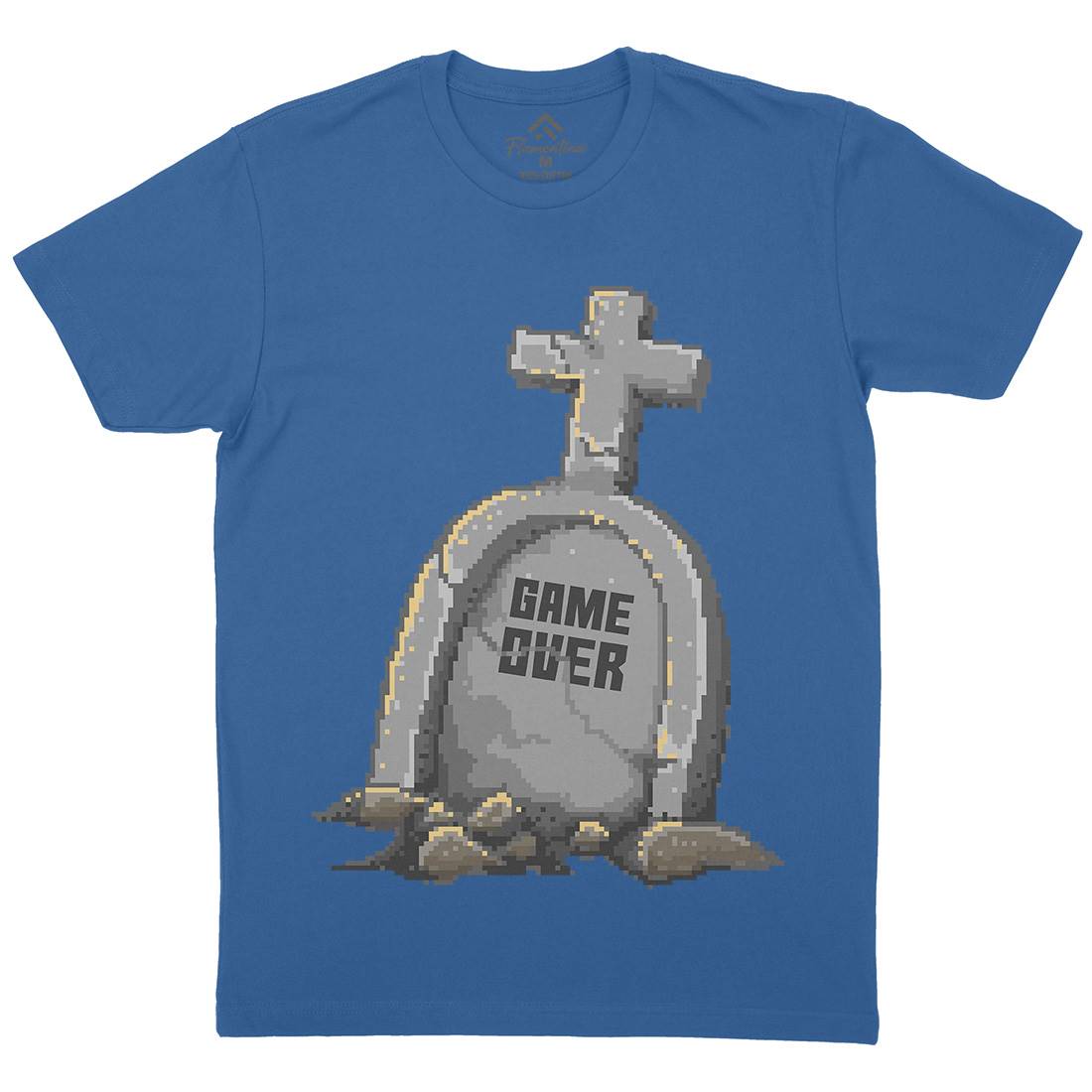 Game Over Mens Organic Crew Neck T-Shirt Geek B901