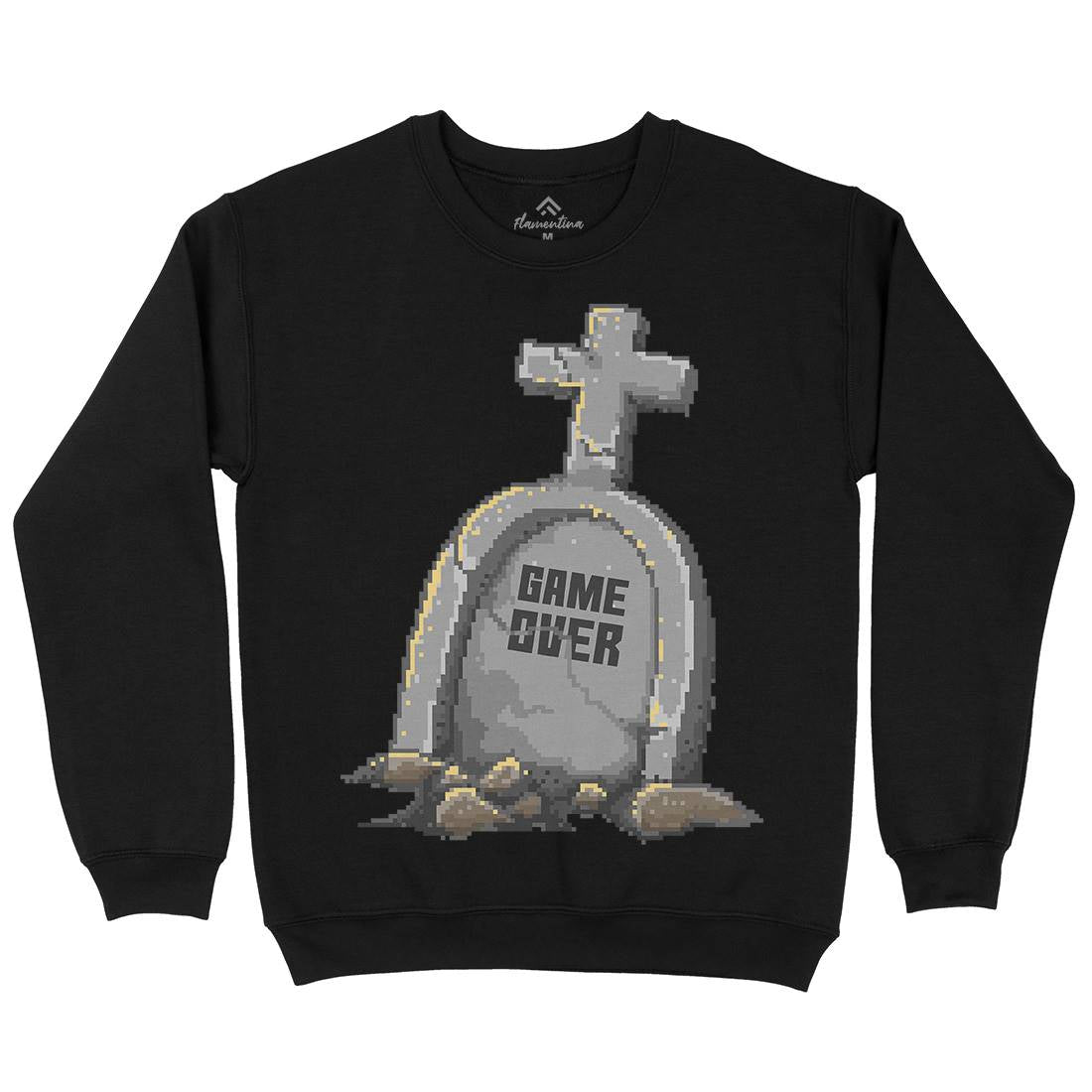 Game Over Mens Crew Neck Sweatshirt Geek B901