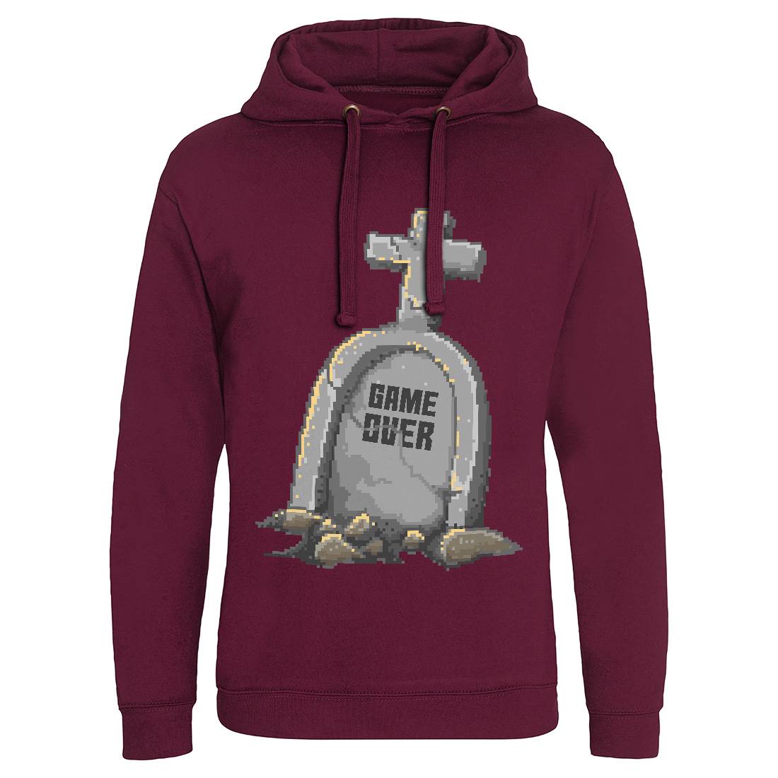Game Over Mens Hoodie Without Pocket Geek B901