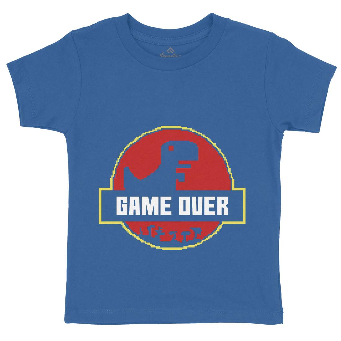 Game Over Park Kids Organic Crew Neck T-Shirt Geek B903