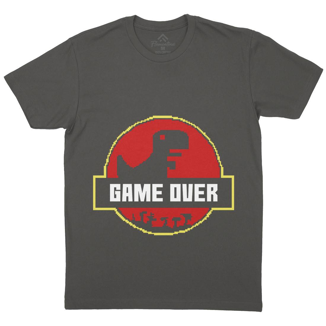 Game Over Park Mens Crew Neck T-Shirt Geek B903