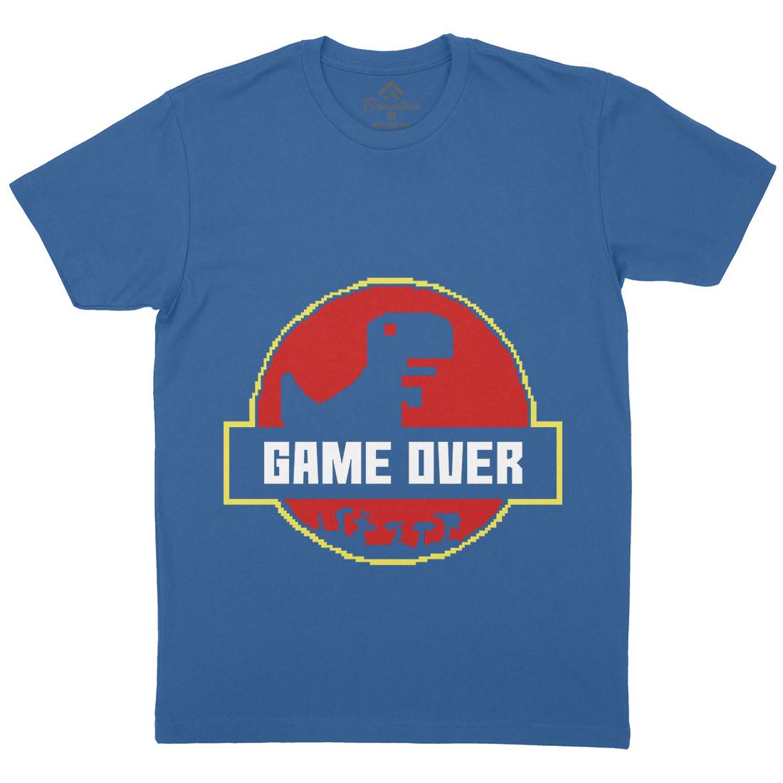 Game Over Park Mens Organic Crew Neck T-Shirt Geek B903